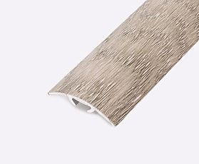 Порог (стык) Русский профиль  разноуровневый ламинированный с дюб, 30*1800 мм, Дуб грей